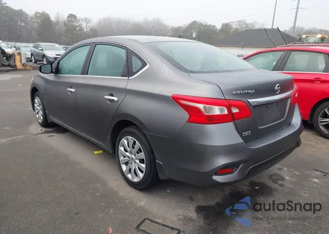 2019 Nissan Sentra S z USA, uszkodzony, nr VIN 3N1AB7AP7KY422393